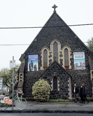 All Saints Church, Northcote, starting point for the Things Will Be Different Walking Tour, FUSE Spring 2022. Photo: Wild Hardt.