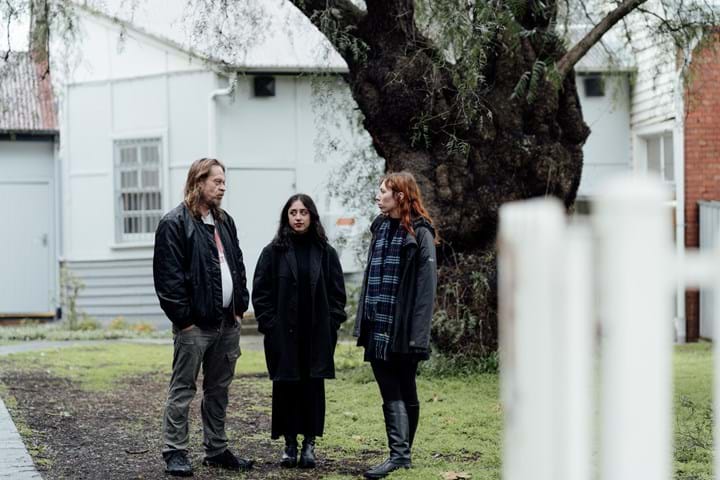Will, Celeste, Lucie, Things Will Be Different Walking Tour, FUSE Spring 2022. Photo: Wild Hardt.